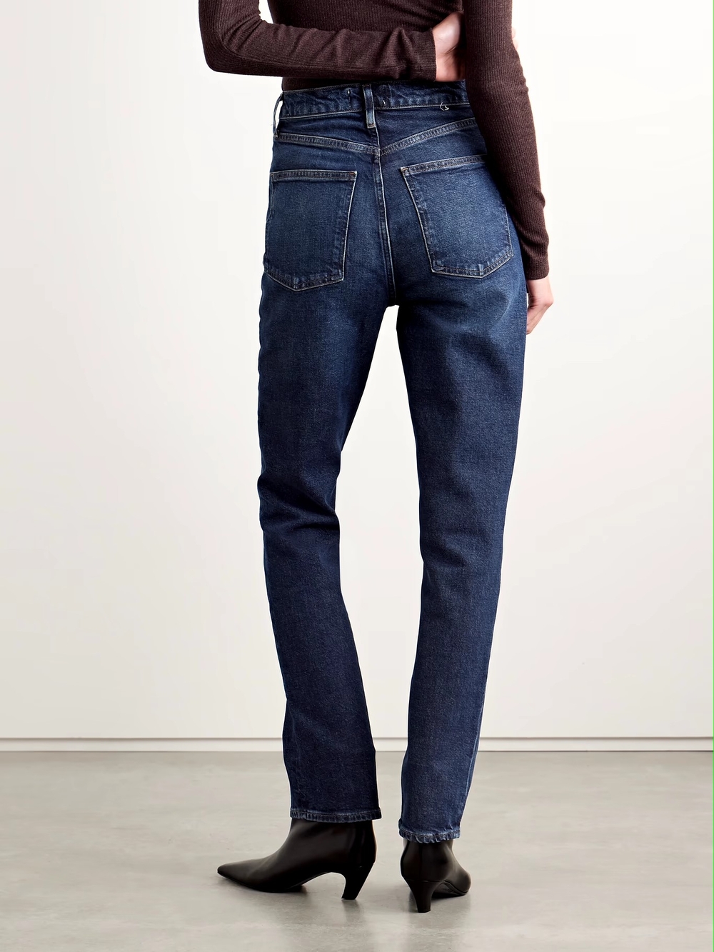 AGOLDE High Rise Stovepipe Straight Blue Denim Jeans Size 24